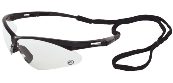 Picture of Octane Black Clear Lens Safety Glasses