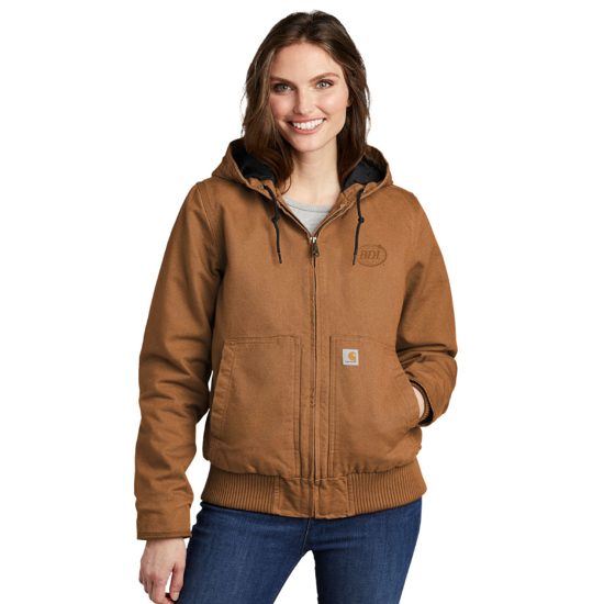 Picture of Carhartt Ladies Washed Duck Active Jac (CT104053)